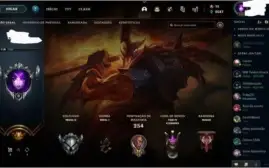 Conta de lol lv 122 com 22 skins e prata 2