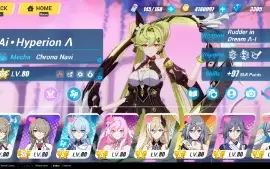 Honkai impact Global lvl 88 Trio full equip e mais