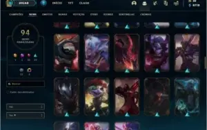 CONTA LOL 94 SKINS 148 CHAMPS PRECINHO