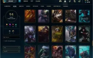 CONTA LOL 94 SKINS 148 CHAMPS PRECINHO