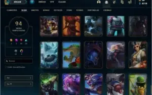 CONTA LOL 94 SKINS 148 CHAMPS PRECINHO