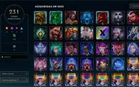 CONTA LOL PLATINA 3, 271 SKIN (QUASE TODOS OS CHAMPIONS)