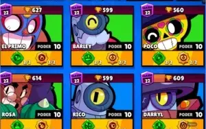 Conta Semi Full Brawlstars