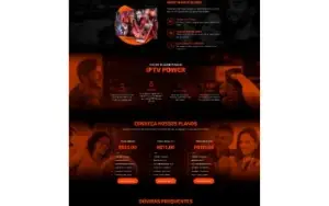 Landing Pages para Sites de IPTV + Elementor