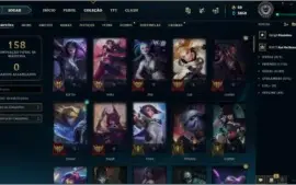 Conta lol Prata 3 , 106 champ e 174 skin