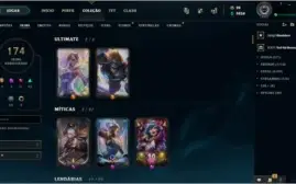 Conta lol Prata 3 , 106 champ e 174 skin