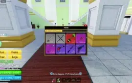 Conta blox fruits Kitsune perm sanguine todas espadas e arma