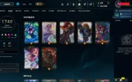 Conta Ex Mestre; 1740 Skins Com 4615 Cromas