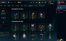 Conta Ex Mestre; 1740 Skins Com 4615 Cromas