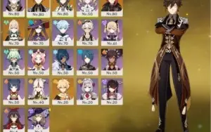 DILUC 1C / XIAO / ZHONG / MONA / JEAN 1C / TUMULO DO LOBO ++