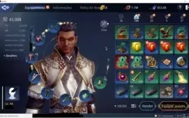 Vendo conta MIR4 lvl 44/ 43k de poder / servidor 41