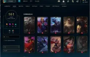CONTA LOL DIAMANTE// QUASE TODOS CAMPEÕES// 160 SKINS// S5