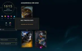 Conta de League of Legends para Colecionador PAX TF