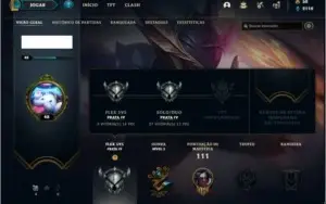 Conta prata 4 com 36 champs e 16 skins