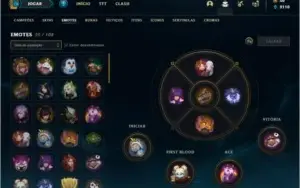 Conta prata 4 com 36 champs e 16 skins
