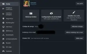 Conta prime Cs2 sem nenhum banimento VAC, faceit, gc etc.