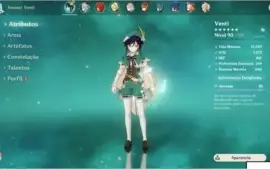 BAAL GANYU CHILDE VENTI KAZUHA MONA KEQING JEAN ALBEDO DILUC