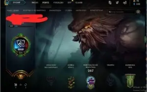 Conta de LOL level 135, ex Gold 4 com várias skins