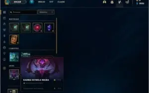 Conta ouro 3 com 2 skins e 34 champs