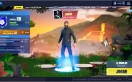 Conta Fortnite com skins desde a 3 Temporada