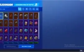 Conta Fortnite com skins desde a 3 Temporada