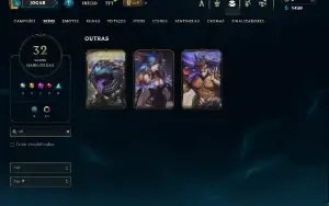 Bronze 3 com 90 Champs e 32 Skins
