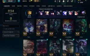 Bronze 3 com 90 Champs e 32 Skins