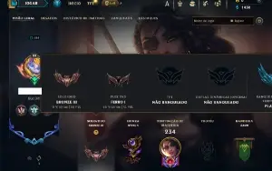 Bronze 3 com 90 Champs e 32 Skins