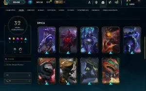 Bronze 3 com 90 Champs e 32 Skins