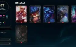 Conta League of Legends com 3 skins ultimates