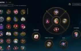 Conta League of Legends com 3 skins ultimates