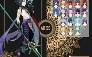 AR55 XIAO + KLEE + ALBEDO + 3x R5