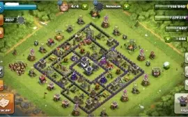 Conta cv9 1100 Gemas  + Clash Royale lvl 8 com 3 lendarias