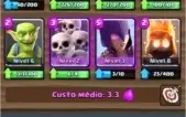 Conta cv9 1100 Gemas  + Clash Royale lvl 8 com 3 lendarias