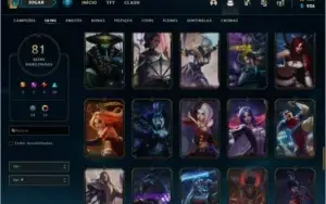 CONTA LOL 🌟 81 SKINS 🌟 132 CAMPEOES