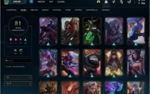 CONTA LOL 🌟 81 SKINS 🌟 132 CAMPEOES