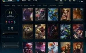 CONTA LOL 🌟 81 SKINS 🌟 132 CAMPEOES