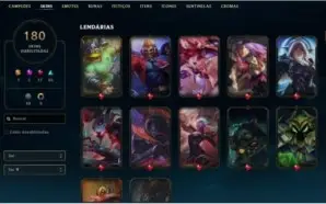 Conta de lol Lvl 291