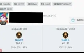Conta de lol Lvl 291