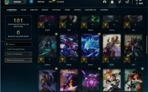 Conta Platina 2 com 47 Champs e 38 Skins ( MAIN ADC )