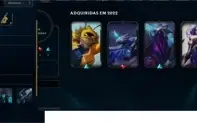 Conta Ouro 4 - League of Legends - Skins lendárias