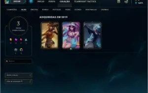 Vendo conta no League of Legends