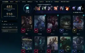 Conta LoL lv 320 2 Skins Ultimate
