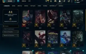 Ferro 2 com 22 Champs e 6 Skins