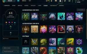 Ferro 2 com 22 Champs e 6 Skins