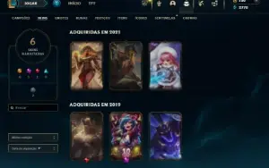 Ferro 2 com 22 Champs e 6 Skins