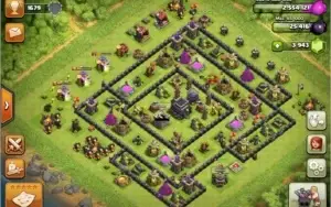 Clash of Clans CV 9 Quase 4000 gemas pode mudar o nome