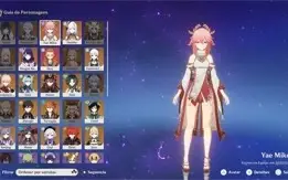 PS5/PS4 CONTA GENSHIN IMPACT RANK 59 COM 16 PERSONAGENS 5 *