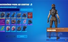 CONTA FORTNITE RENEGADE RAIDER E CAVALEIRO NEGRO