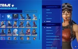 CONTA FORTNITE RENEGADE RAIDER E CAVALEIRO NEGRO